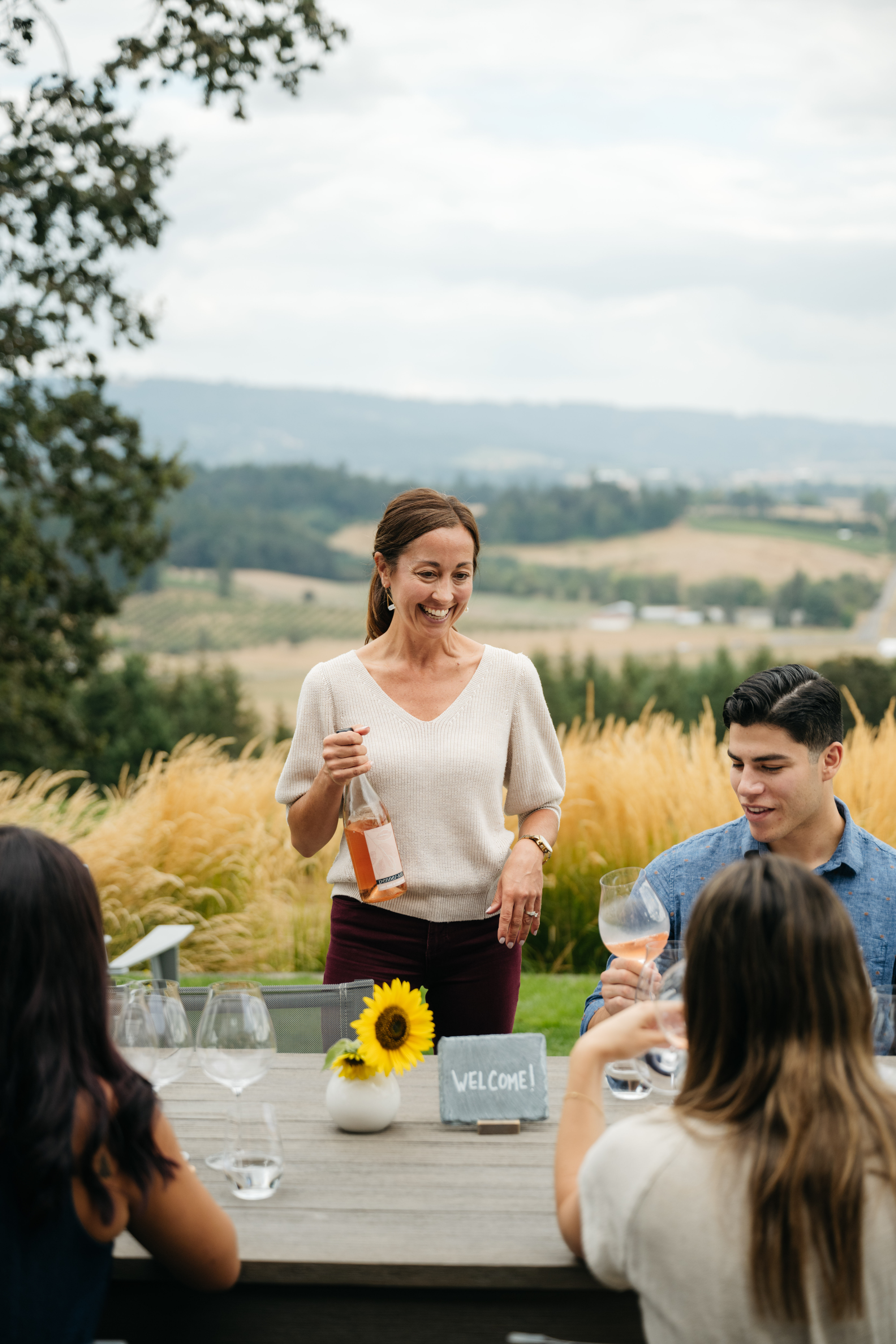 Two bottles of white wine