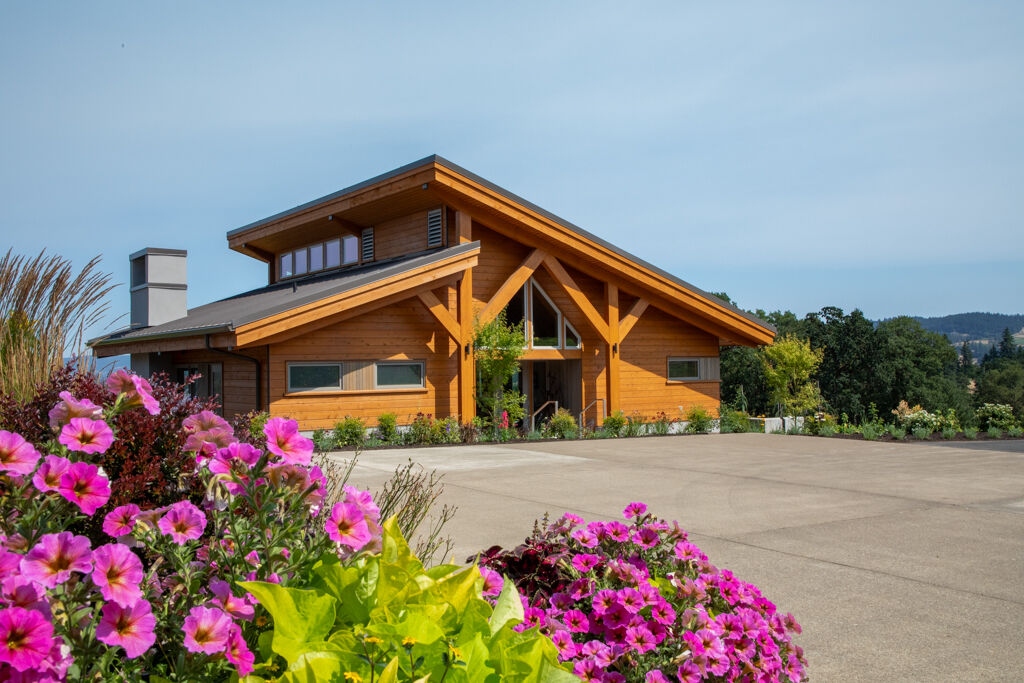 A Penner-Ash Tasting Room Estate Pavilion A Penner-Ash Tasting Room Estate Pavilion